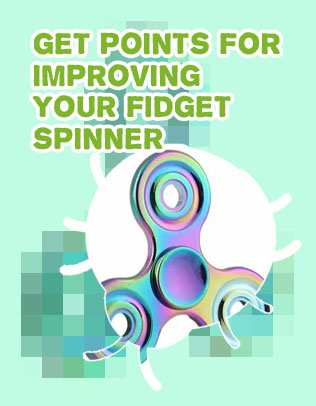Fidget spinner games