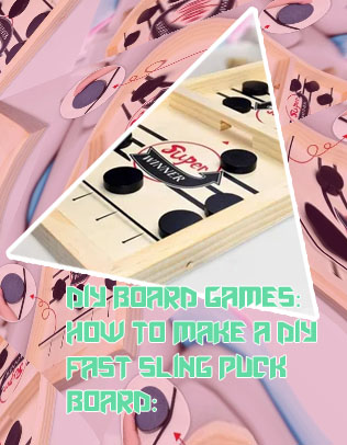 Wooden sling hockey board game